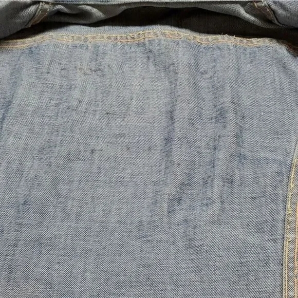 1960s Vintage Lee Sanforized 101-J USA Union Made Distressed Denim Jacket - Picture 10 of 16